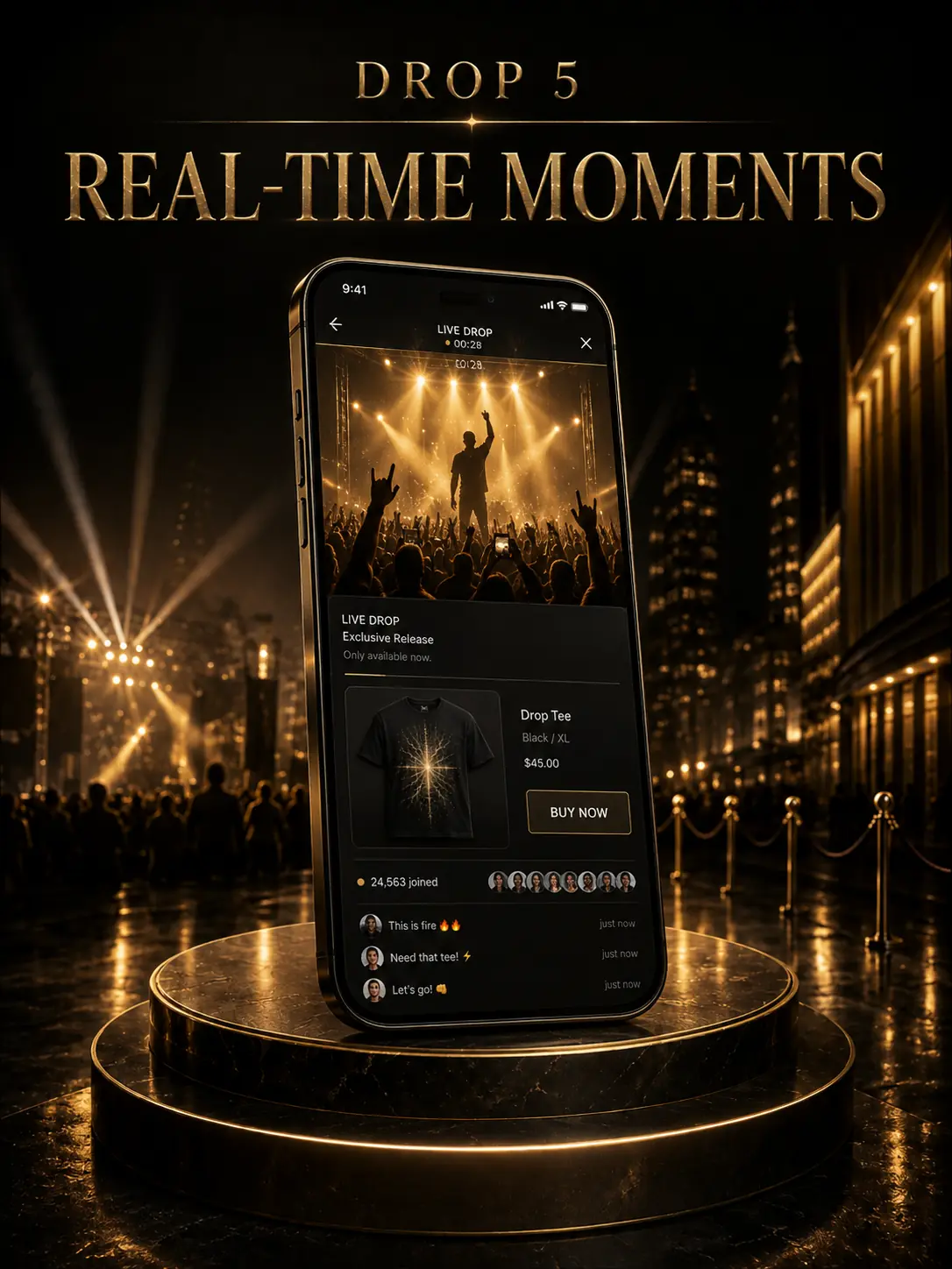 Real-Time Moments