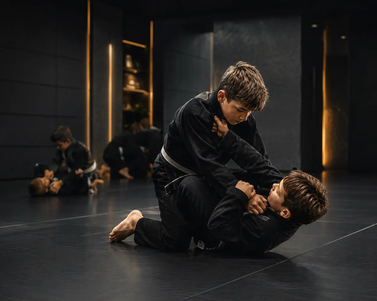 Family Jiu Jitsu training environment