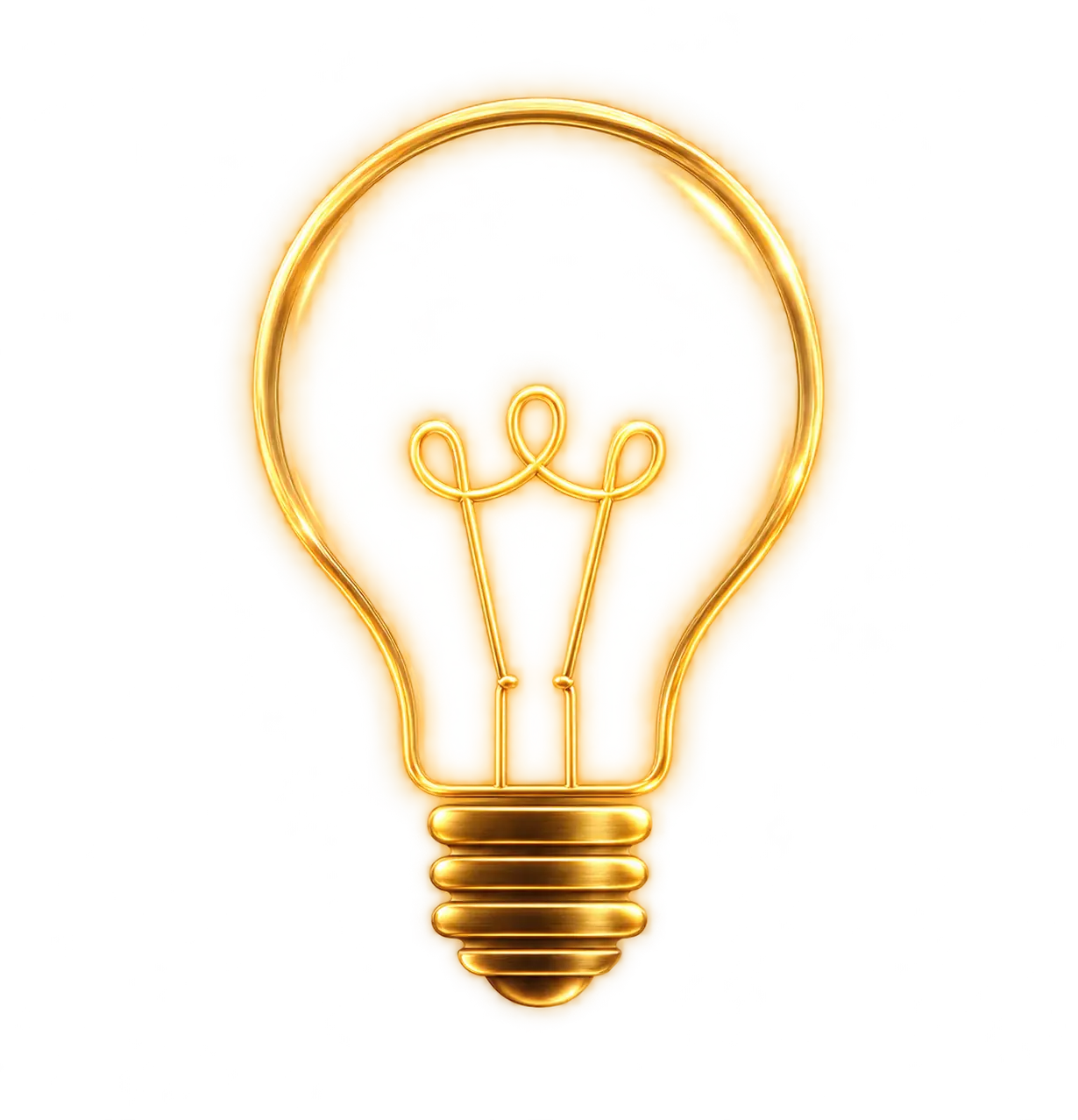 Gold lightbulb representing the revenue opportunity insight