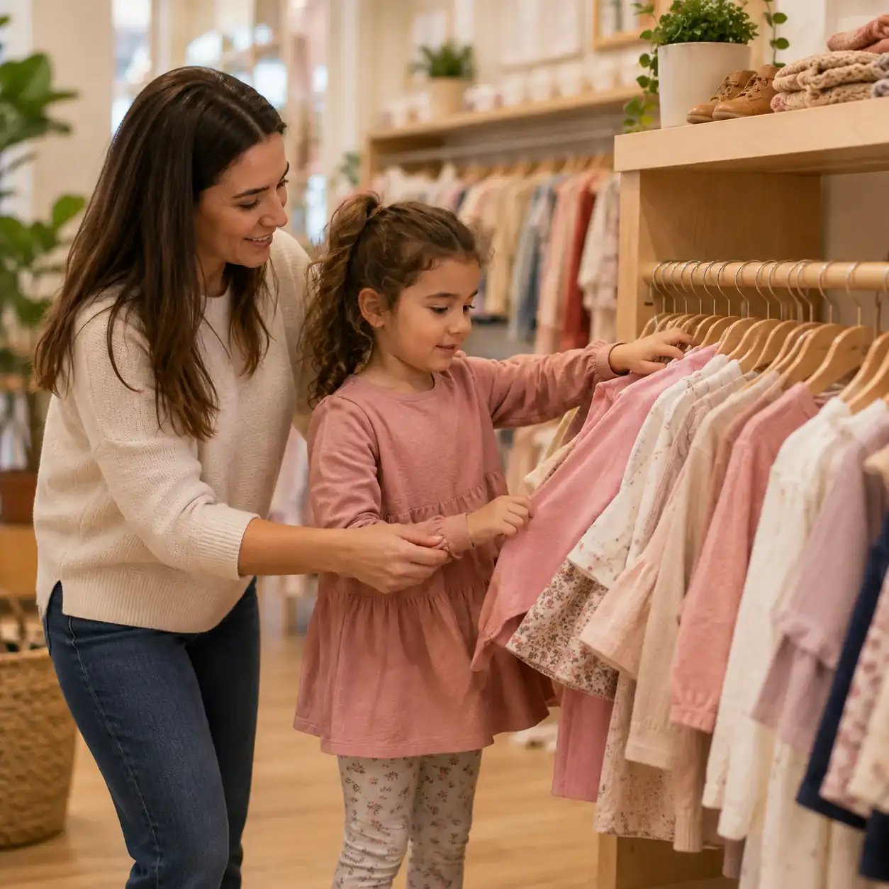 Children’s clothing boutique category example