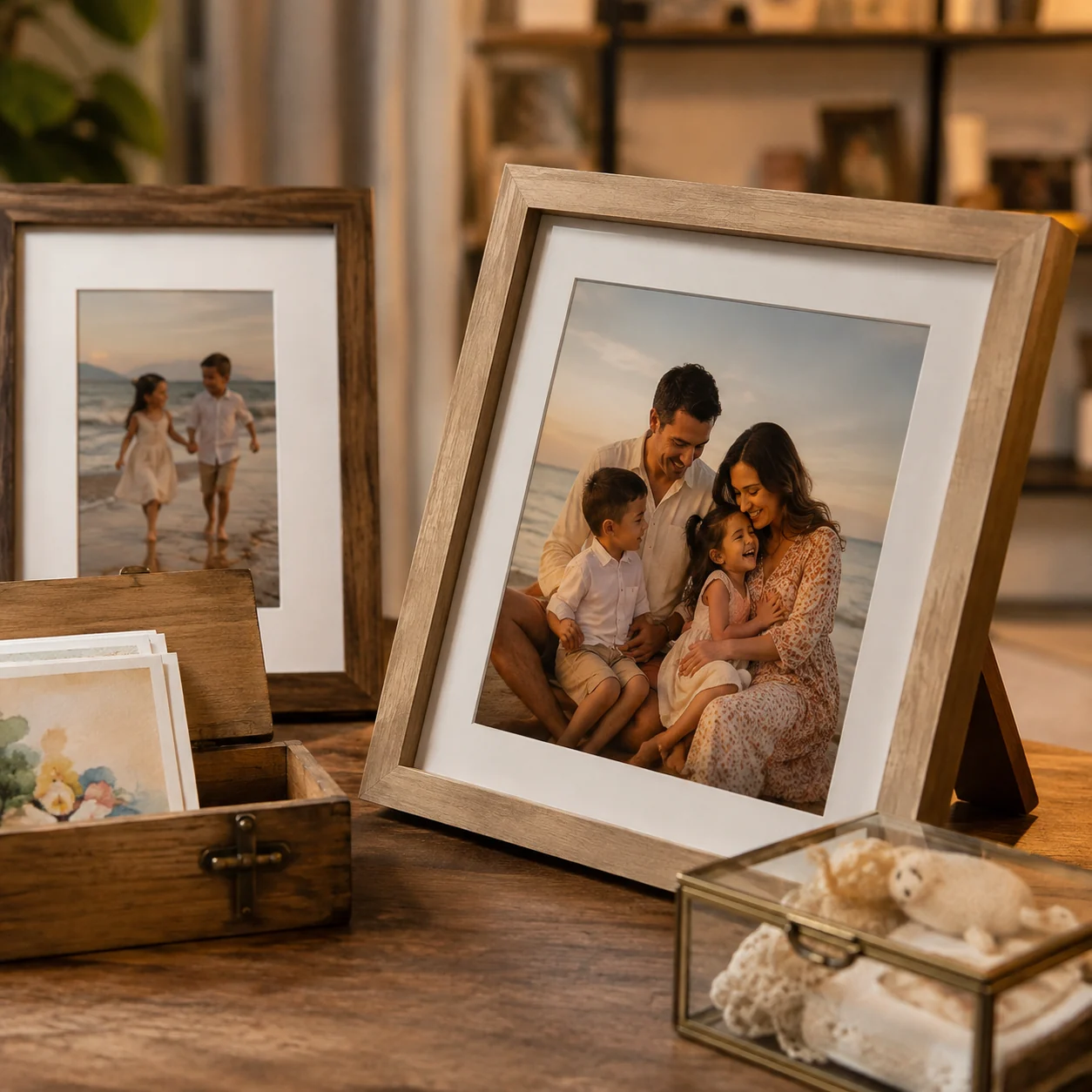 Custom framing and keepsake vendor category example