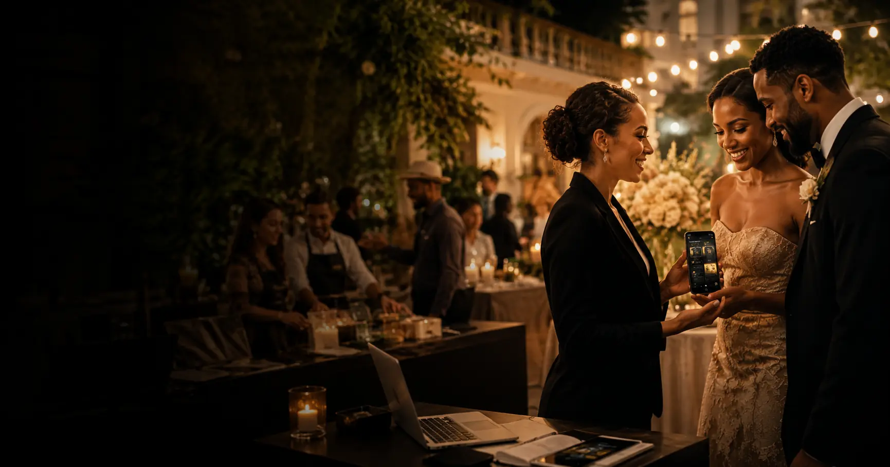 Premium audience-owned celebration with hosts and event planner